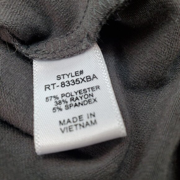 Zenana Tank Top Womens Size 2X Gray Sleeveless Curved Hem Summer Minimalist Soft - Picture 9 of 11